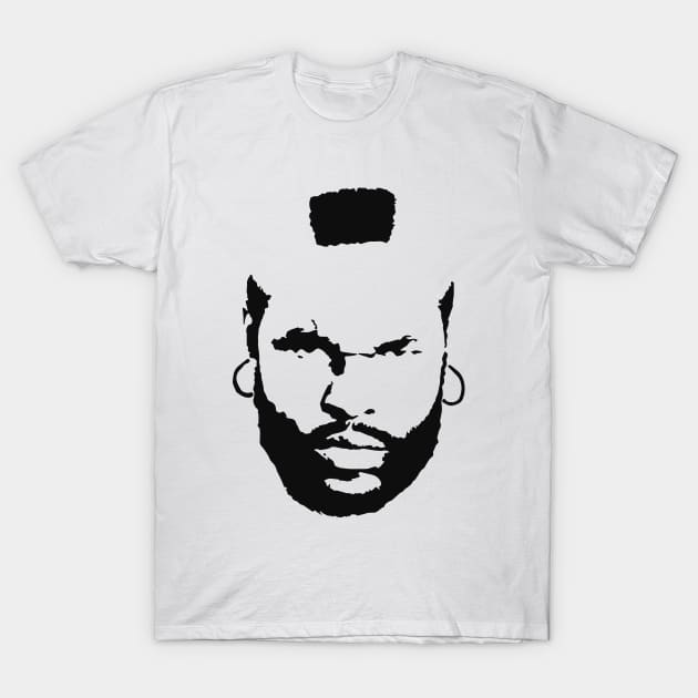 Mr t hot sale shirt
